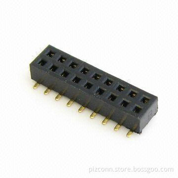 PCB Connector Female Header with 1.27mm Pitch and SMT Type